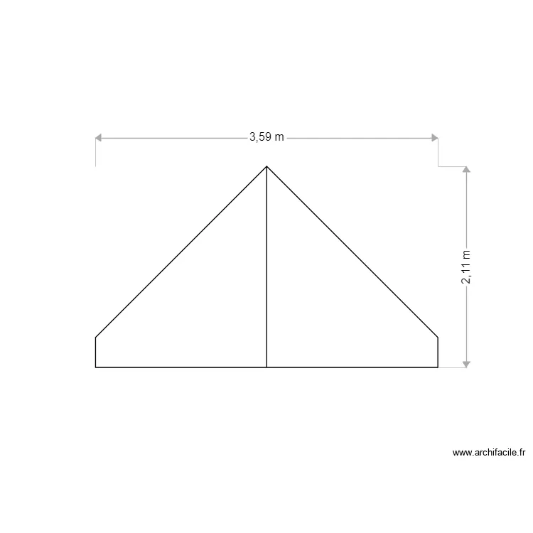 plan coupe grenier. Plan de 
