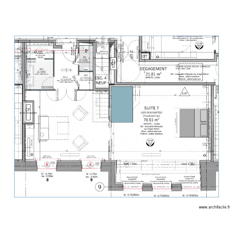 bed 7 not finished. Plan de 0 pièce et 0 m2