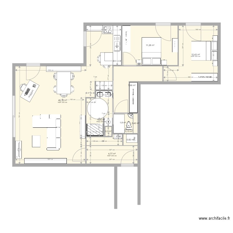 LIGNE BLEUE 13a. Plan de 0 pièce et 0 m2