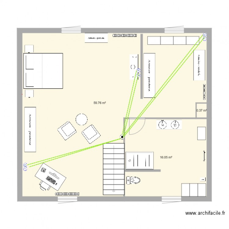 grosbli étage com. Plan de 0 pièce et 0 m2