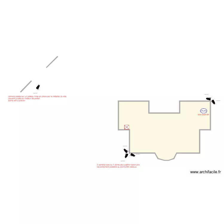 plan chateau du coubourou torfou. Plan de 