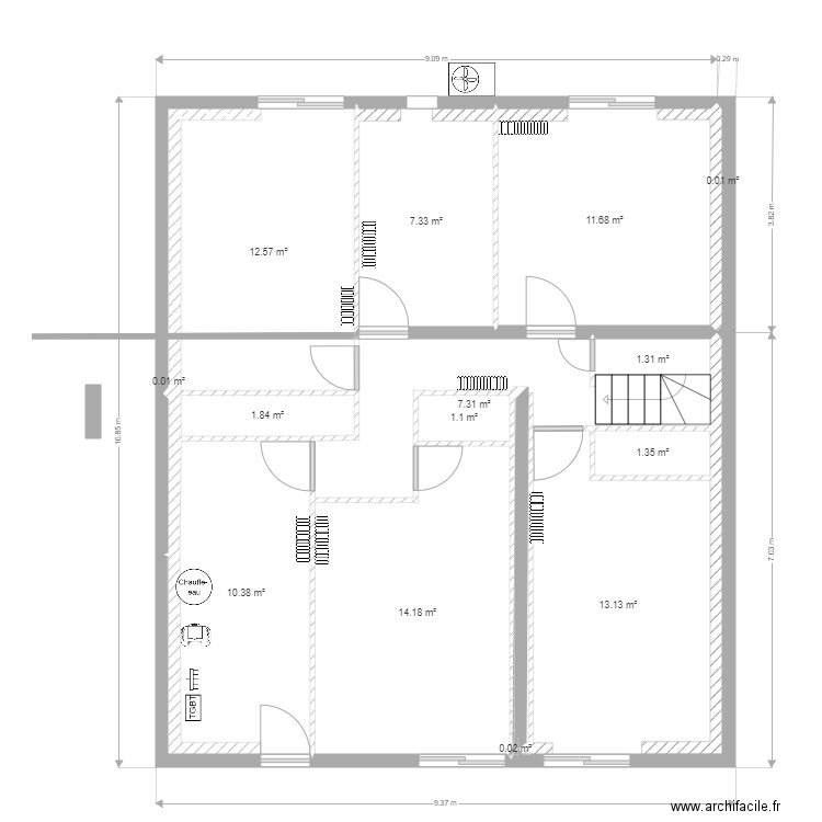 rdc Brem 2. Plan de 0 pièce et 0 m2