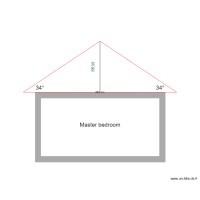 master bedroom roof slope