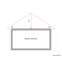master bedroom roof slope