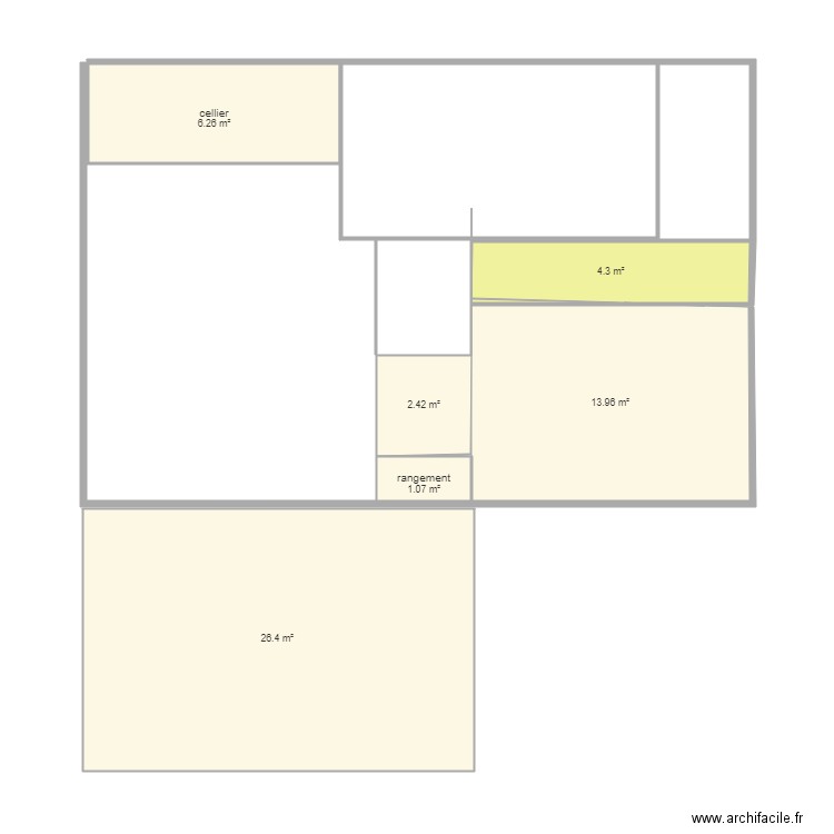 etage 1 St Apo. Plan de 0 pièce et 0 m2