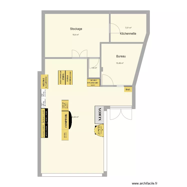 Plan Roncq Alix. Plan de 