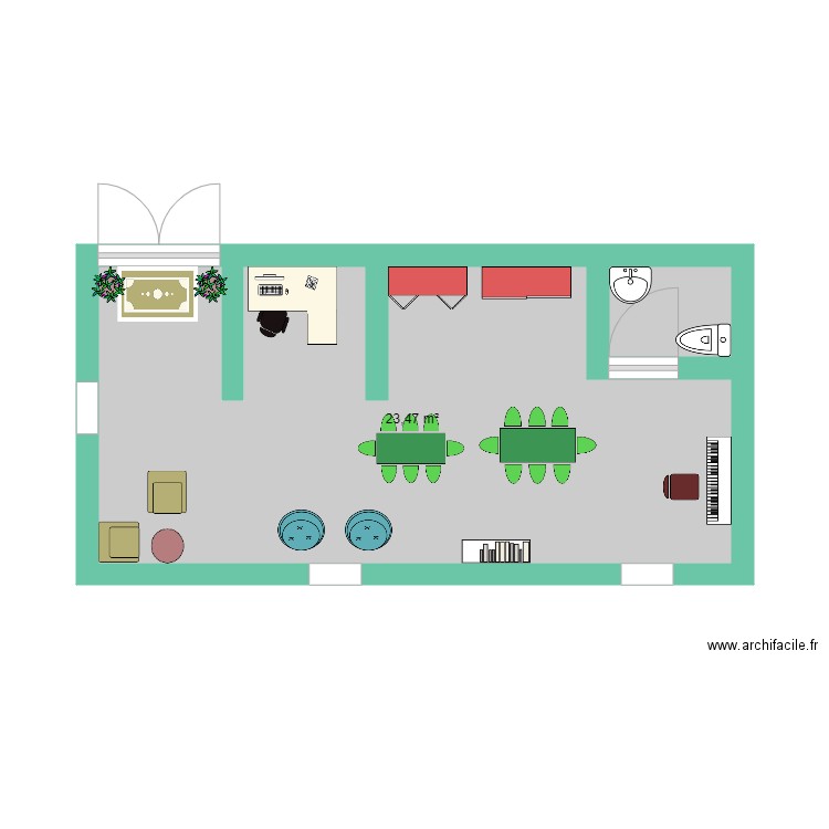 Local sdg. Plan de 0 pièce et 0 m2