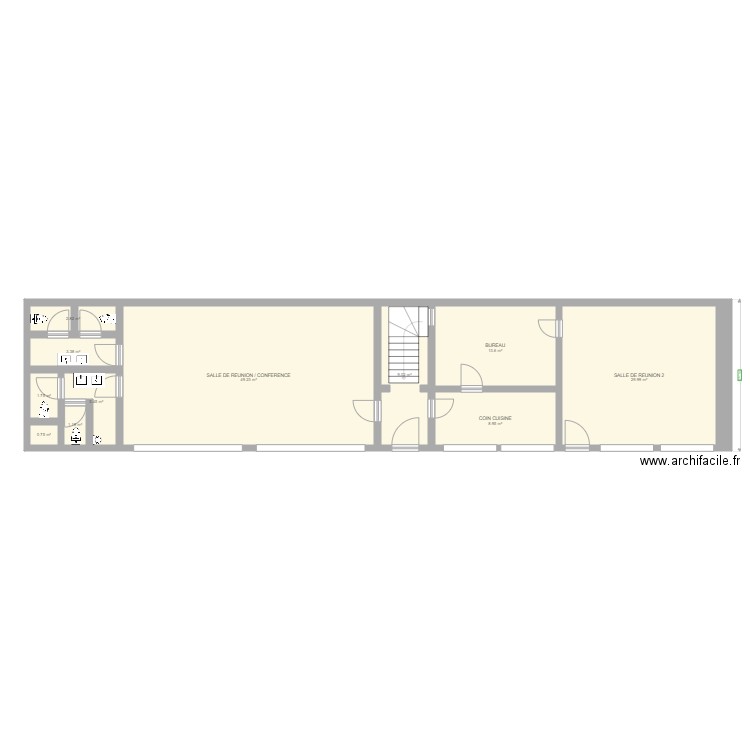 SALLES PAROISSIALES V01 PROJET. Plan de 0 pièce et 0 m2