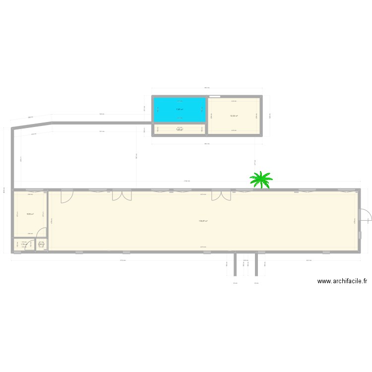 Ancien a nu. Plan de 0 pièce et 0 m2