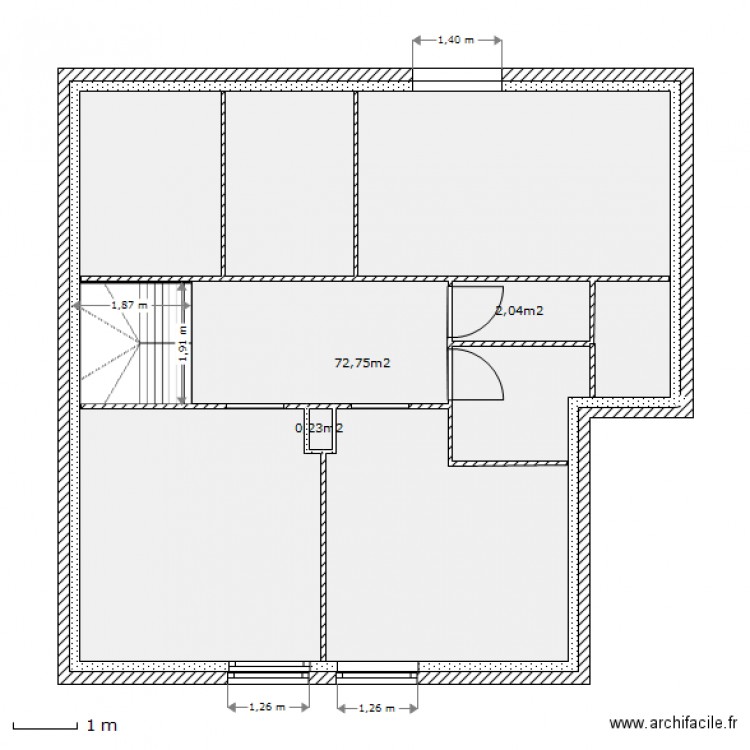 Pilot etage 2 murs. Plan de 0 pièce et 0 m2