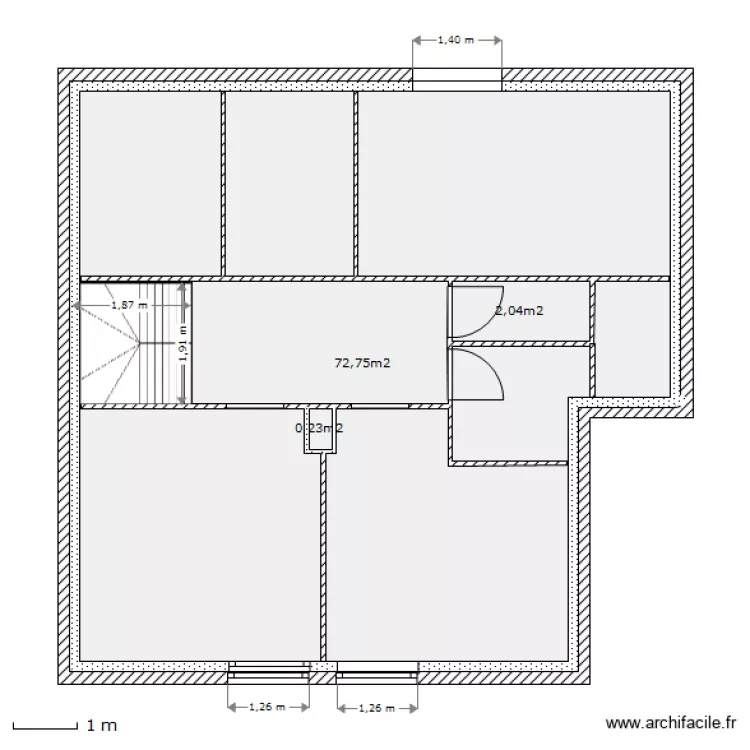 Pilot etage 2 murs. Plan de Pilot etage 2 murs. Plan de