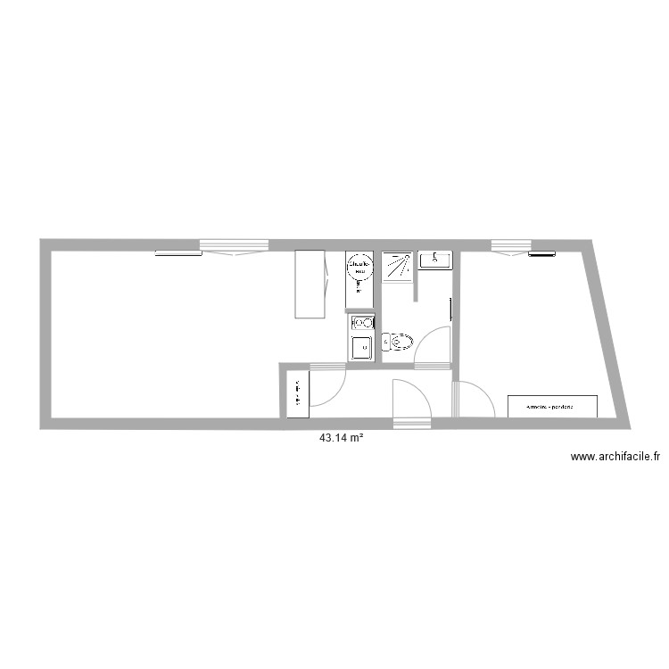 T2BIS Vigneron. Plan de 0 pièce et 0 m2