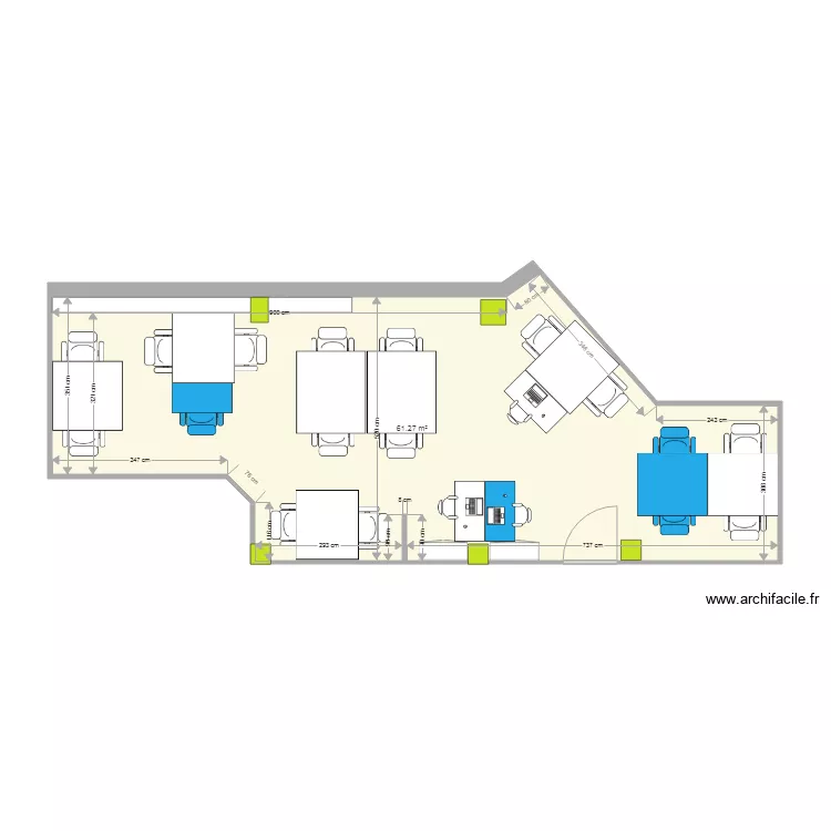 OpenSpace DSI V1 3 places. Plan de 