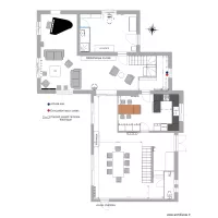 Plan am&eacute;nagement salle salons cuisine buanderie 5