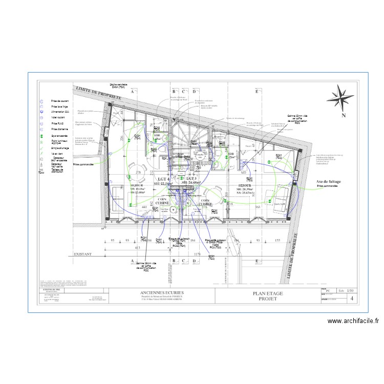 amiens elec 1er. Plan de 0 pièce et 0 m2