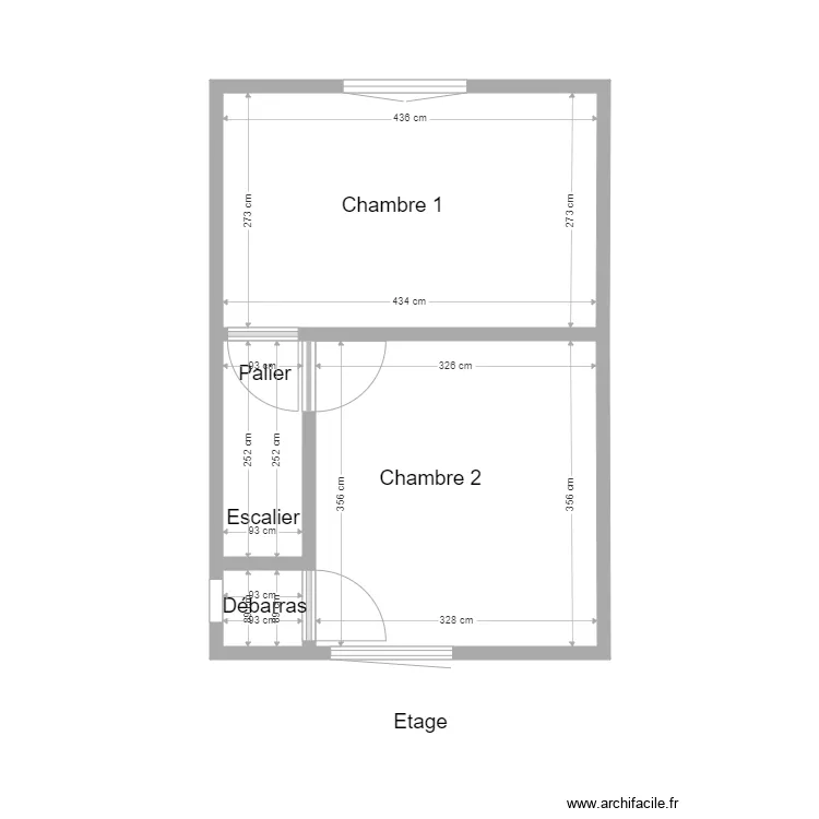  Armand Michaux 42 &eacute;tage. Plan de 