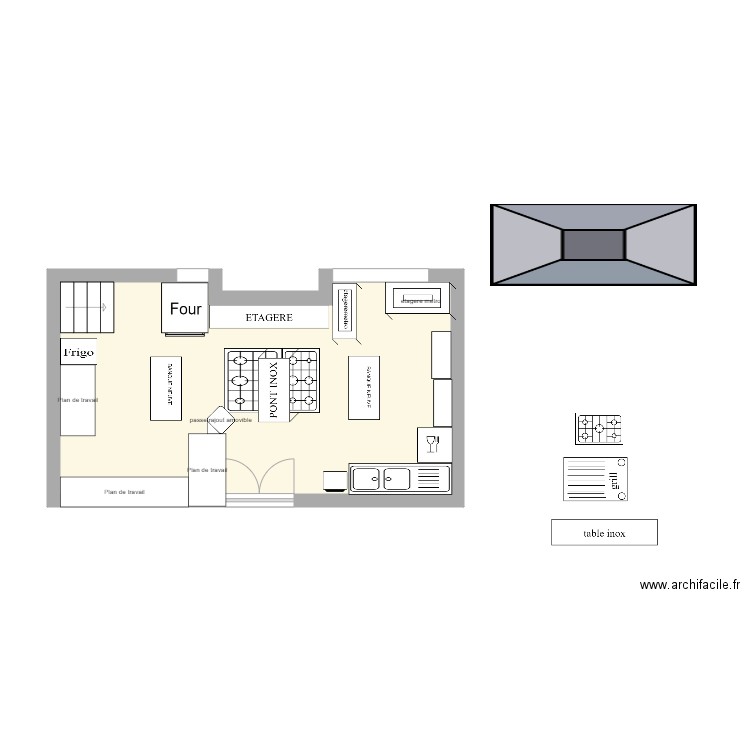 maison michaud cuisine. Plan de 0 pièce et 0 m2