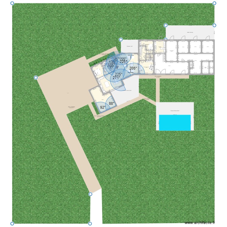 vougydefartisan. Plan de 31 pièces et 540 m2