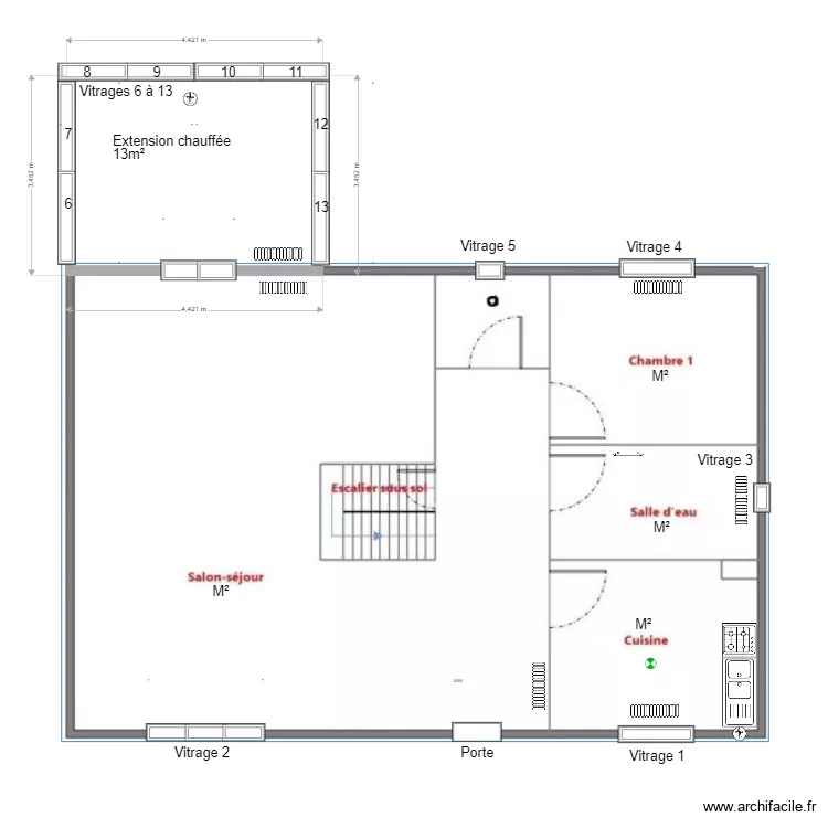 rdc touati. Plan de 