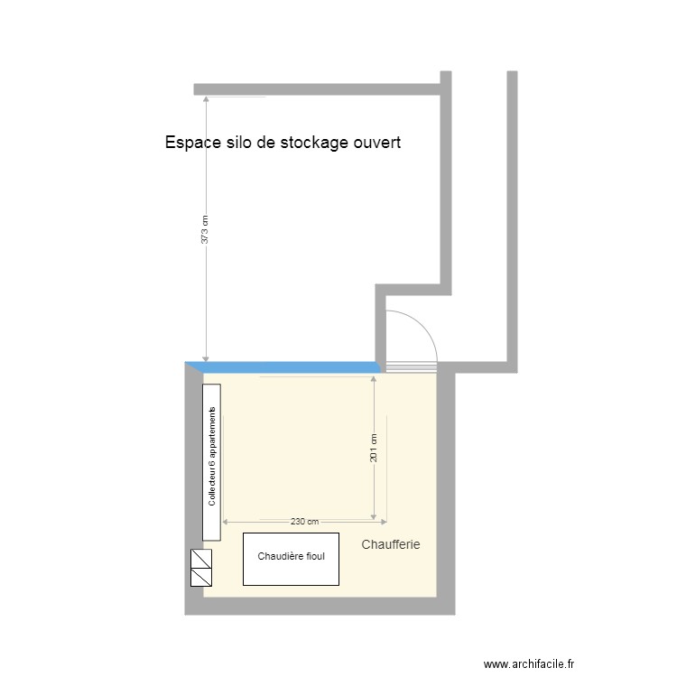 Situation actuelle chaufferie Briot à Lerrain. Plan de 0 pièce et 0 m2