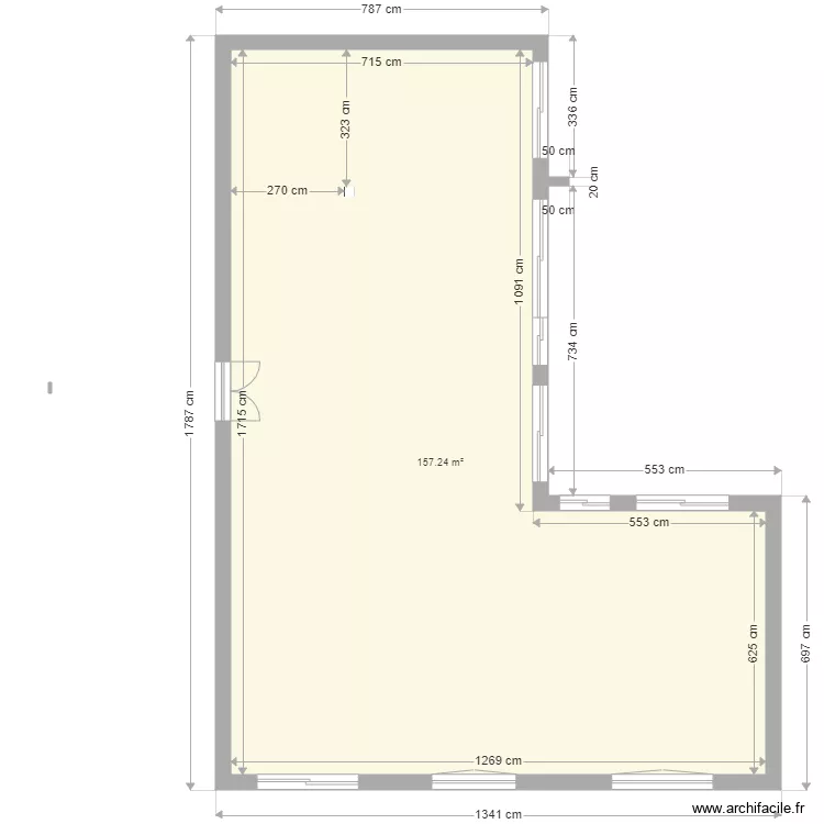 crespieres 200 m2 vide archi. Plan de 