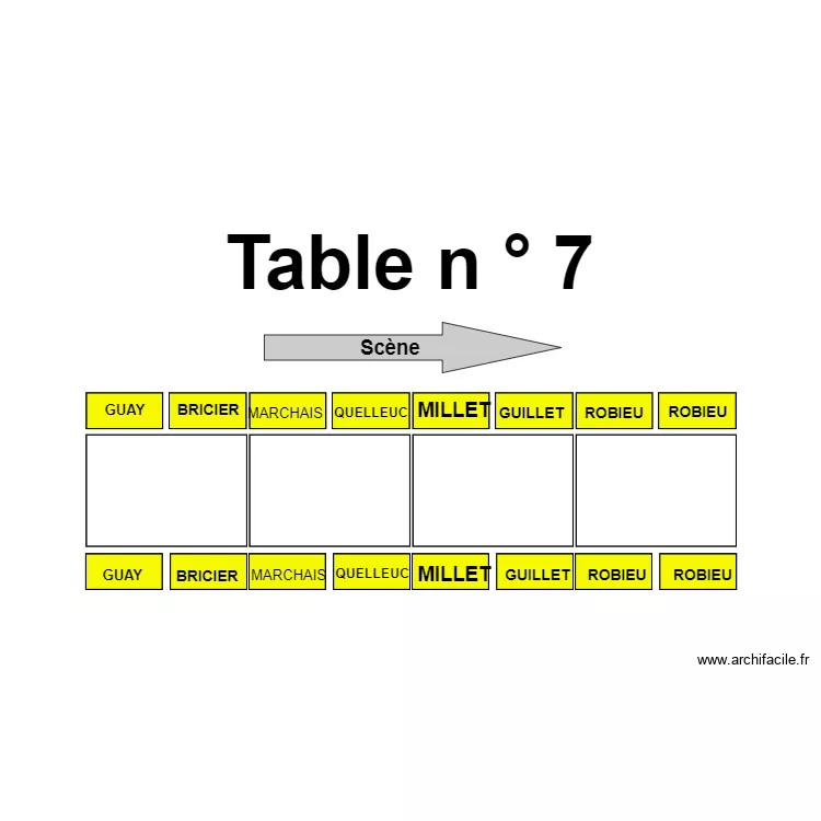 Table 7. Plan de 