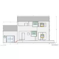 FACADE ARRIERE 30 LOT PORTE VERTE