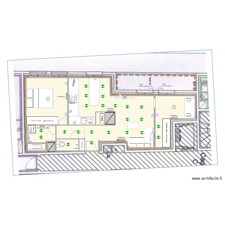 jade. Plan de 0 pièce et 0 m2