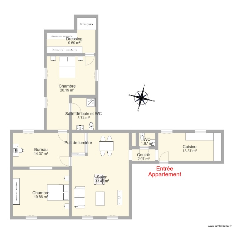 FIORANI vide. Plan de 0 pièce et 0 m2