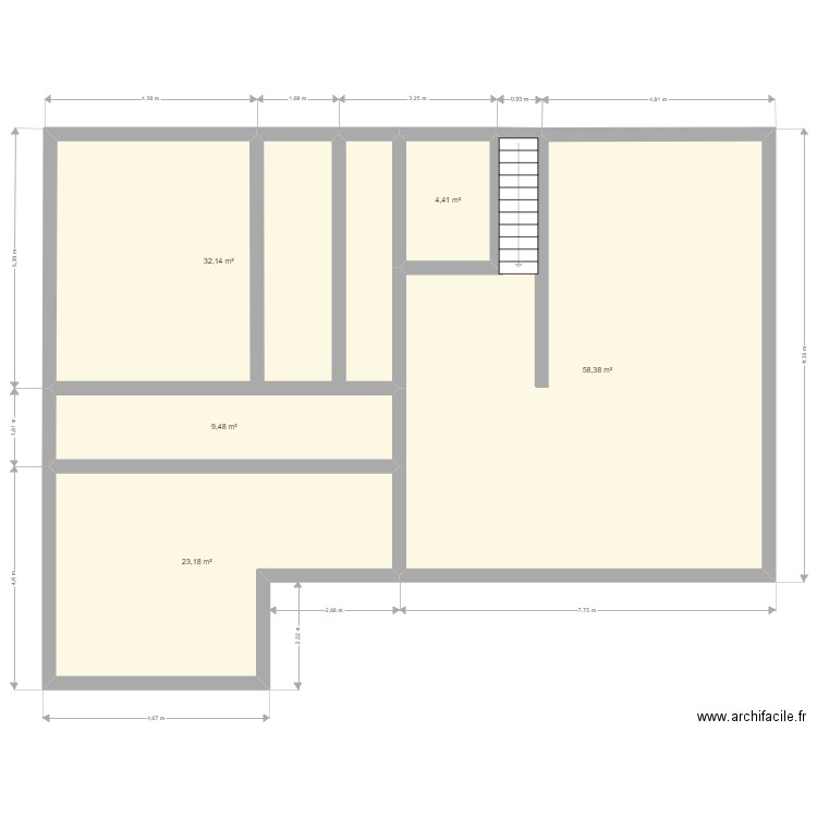 M Belgaied RDC. Plan de 0 pièce et 0 m2