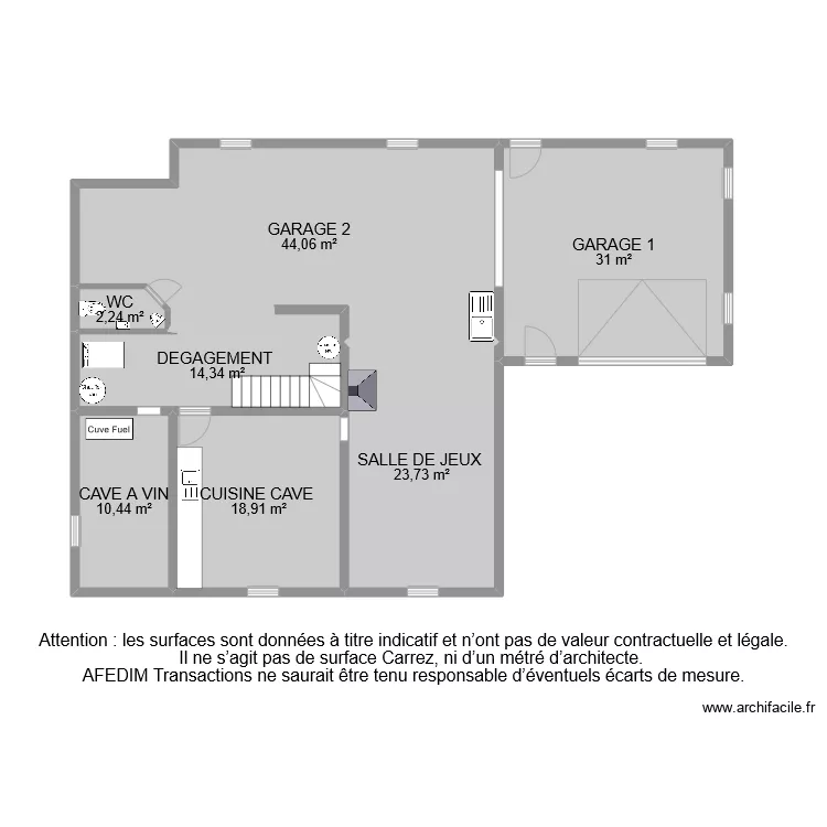 BI 10645 SOUS SOL . Plan de BI 10645 SOUS SOL . Plan de