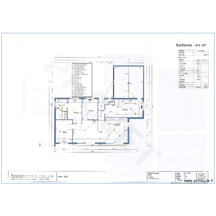 PLAN ELEC THIVET. Plan de 0 pièce et 0 m2