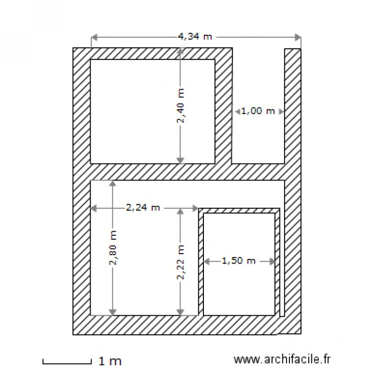 Plan d'ouverture. Plan de 0 pièce et 0 m2