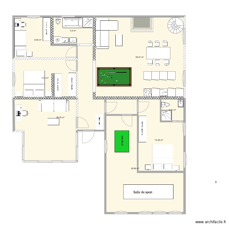 plan hésingue  1maison. Plan de 0 pièce et 0 m2