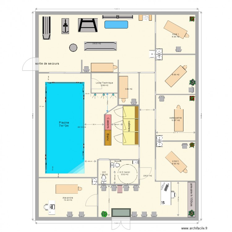 cabinet cannetsanté. Plan de 0 pièce et 0 m2