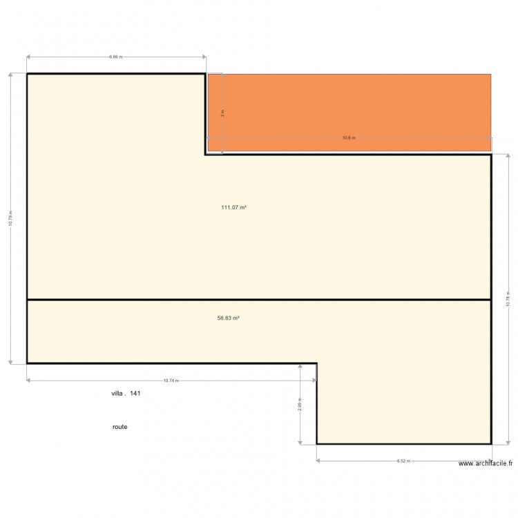 141  villa  cci tontouta . Plan de 0 pièce et 0 m2