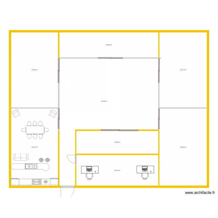 Kitchen stories. Plan de 