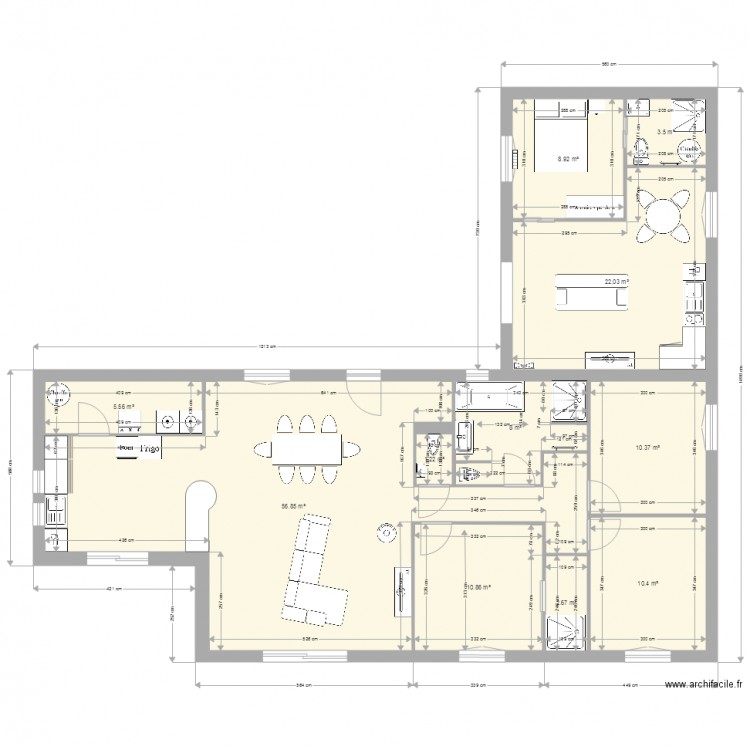 projet nve mdle. Plan de 0 pièce et 0 m2