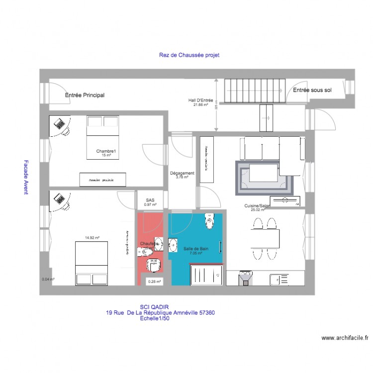 safi colectif. Plan de 0 pièce et 0 m2