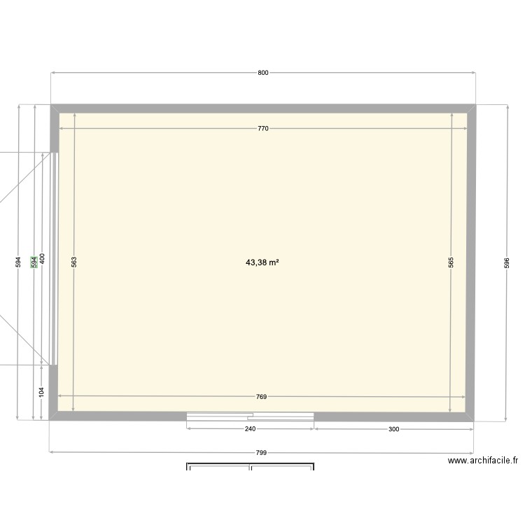 garage 2. Plan de 0 pièce et 0 m2