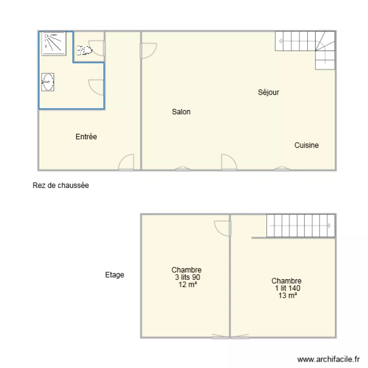 plan 2039 Dumas. Plan de 