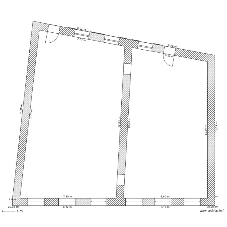 COMBLES. Plan de 0 pièce et 0 m2