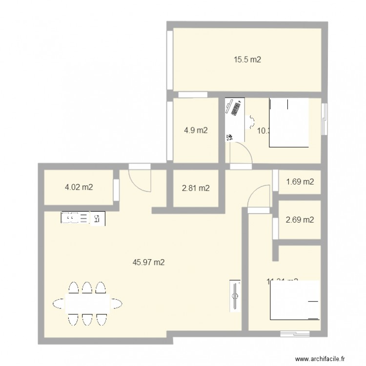 maison 2 garages. Plan de 0 pièce et 0 m2