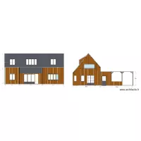 facade avec extension sud annexe