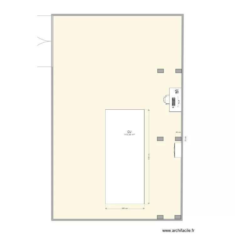 Plan d'implantation CU. Plan de Plan d'implantation CU. Plan de