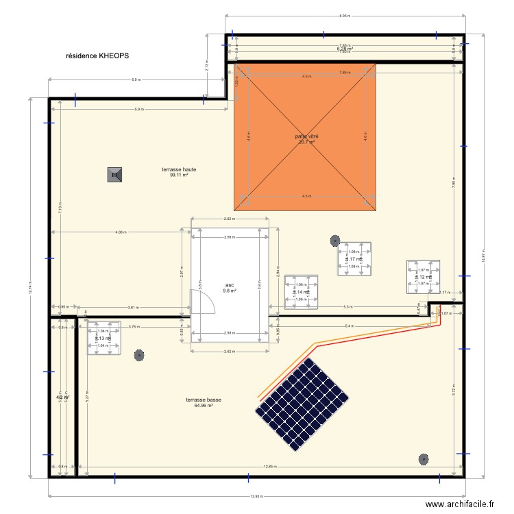 RESIDENCE  KHEOPS veron Immo. Plan de 0 pièce et 0 m2