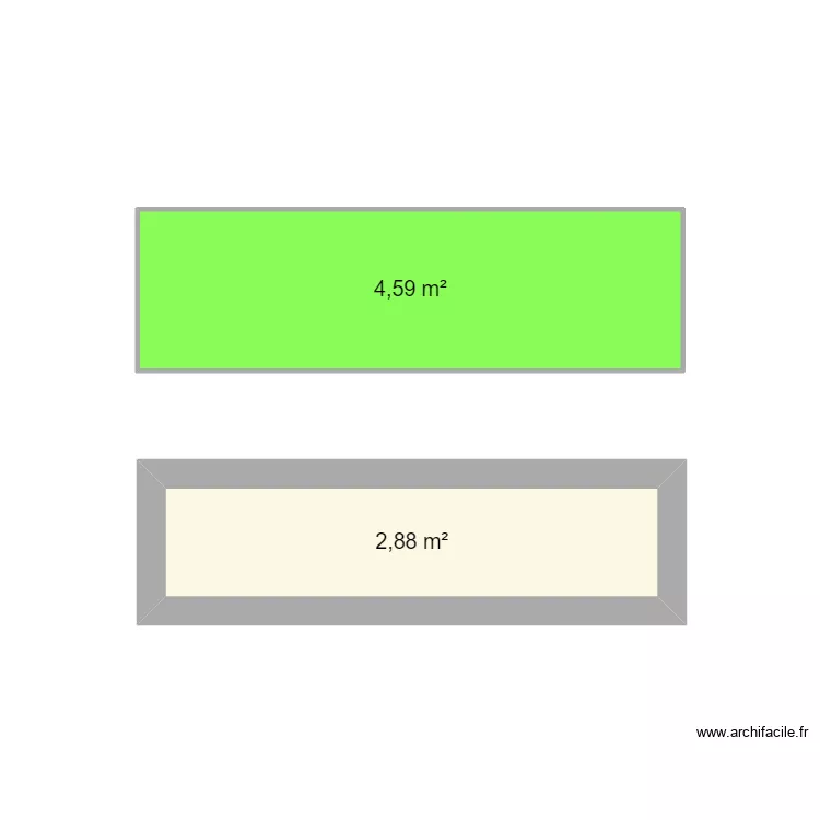 jardin 1. Plan de 2 Pièces et 7 m² jardin 1. Plan de 2 Pièces et 7 m²