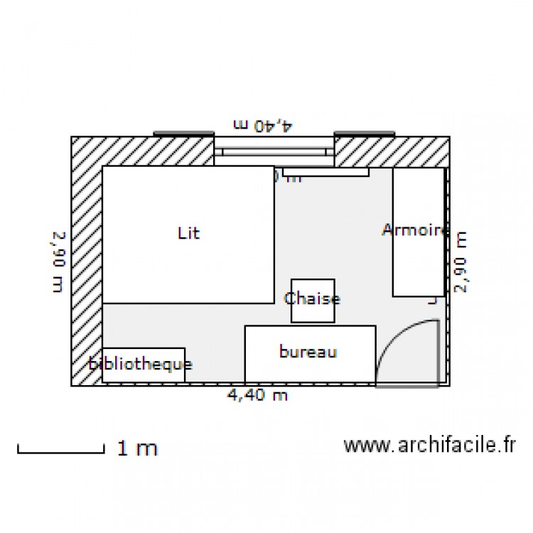 Chambre Cédric 2. Plan de 0 pièce et 0 m2