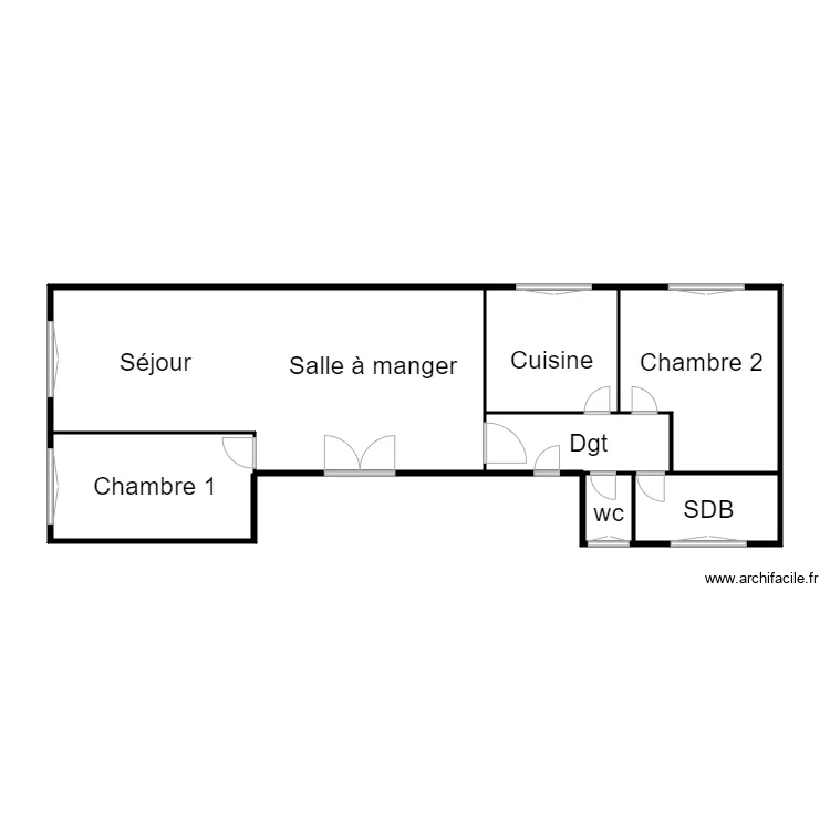 Plan PETIT LEILA. Plan de 