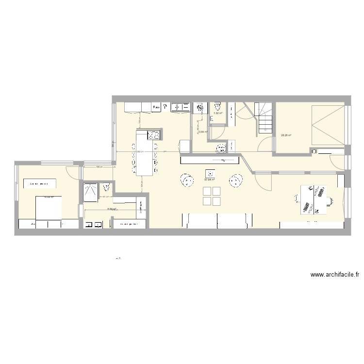 105 rez ede chaussée. Plan de 0 pièce et 0 m2